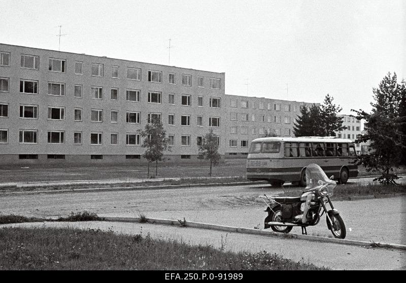 View of new apartments in Tõrva.