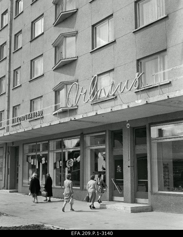 View of the store on Vilnius Kingissepa Street.