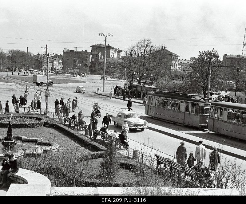 View of the Central Square.