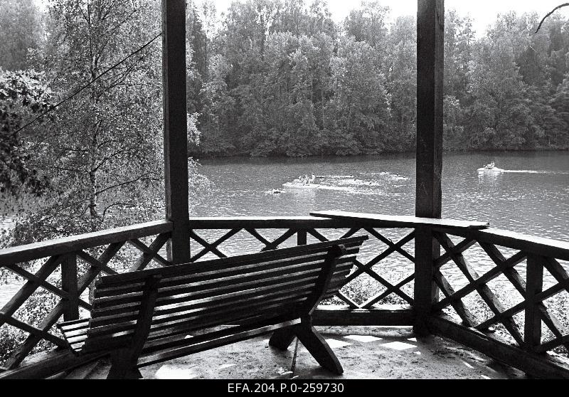 Nelijärve Tourist Base, view of the lake.