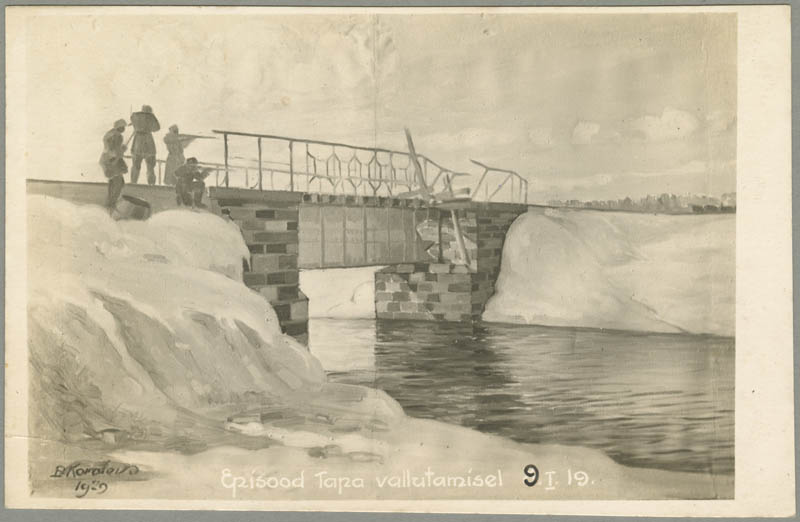 Fotorepro Boris Korolevi maalist "Episood Tapa vallutamisel"