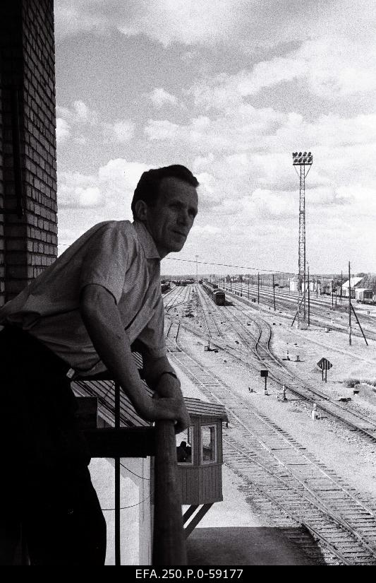 Long-standing Tapa station organizer Edgar Jaksen.