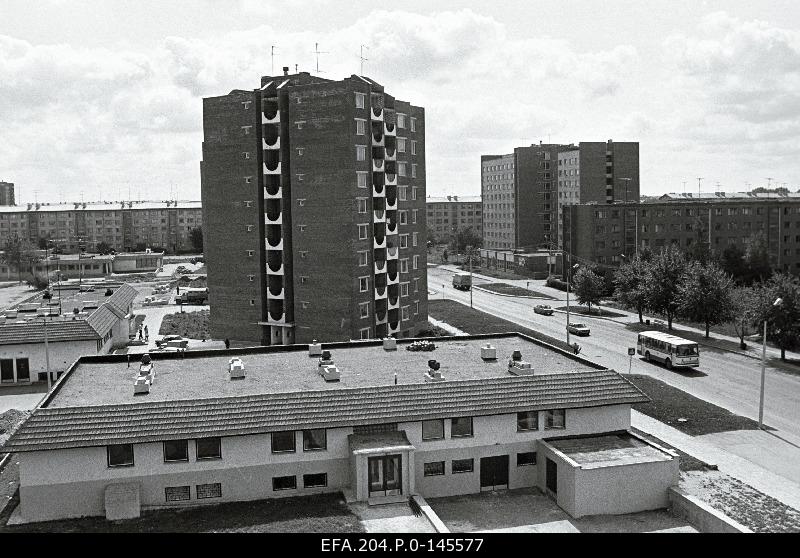 View of the residential district of Kohtla-Järvel.