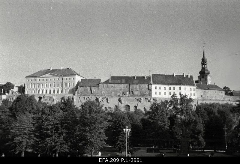 View Toompea from the Baltic Station.