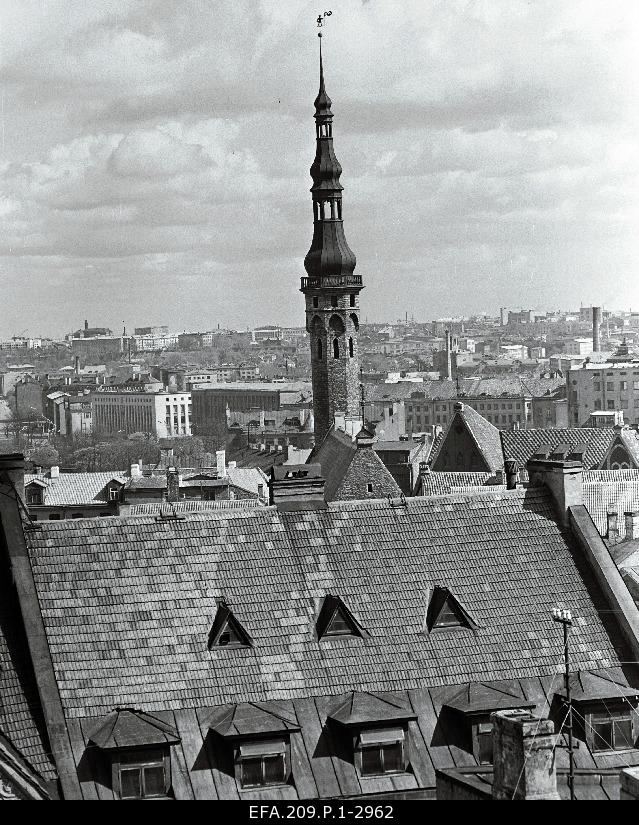 View of Raekoja tower from east.