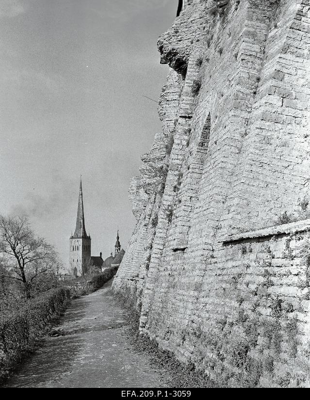 View of the Toompea Wall.