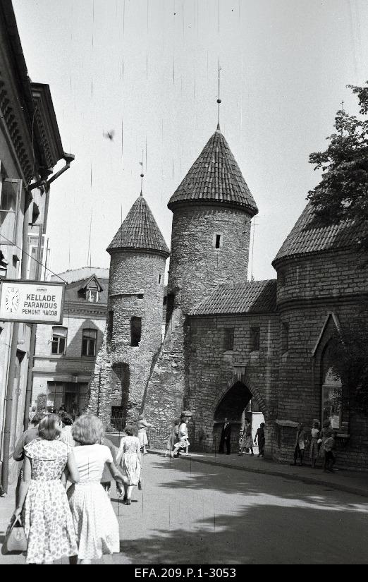 View from Valli Street to Viru Gate.