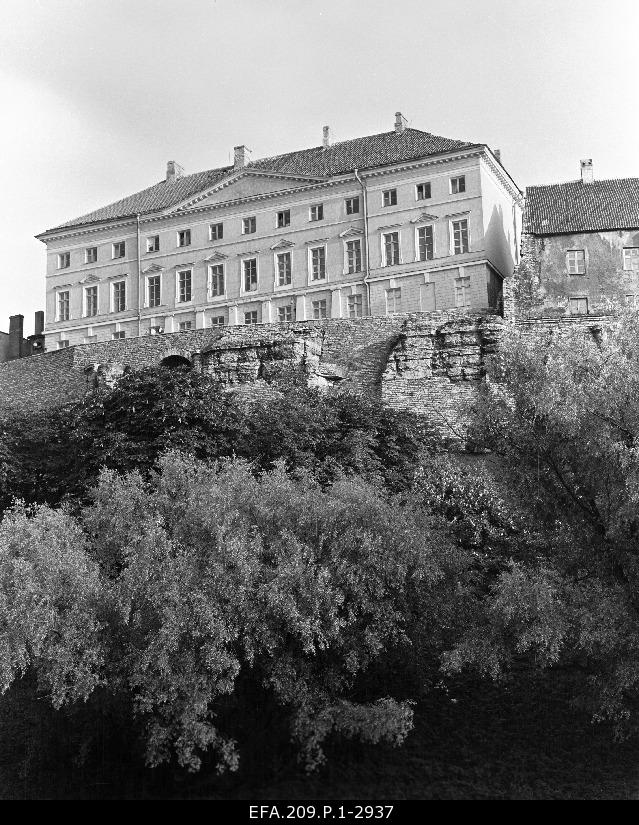 View of Toompea's slope from the edelict.