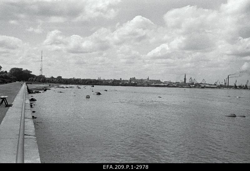 View of Tallinn from the sea.