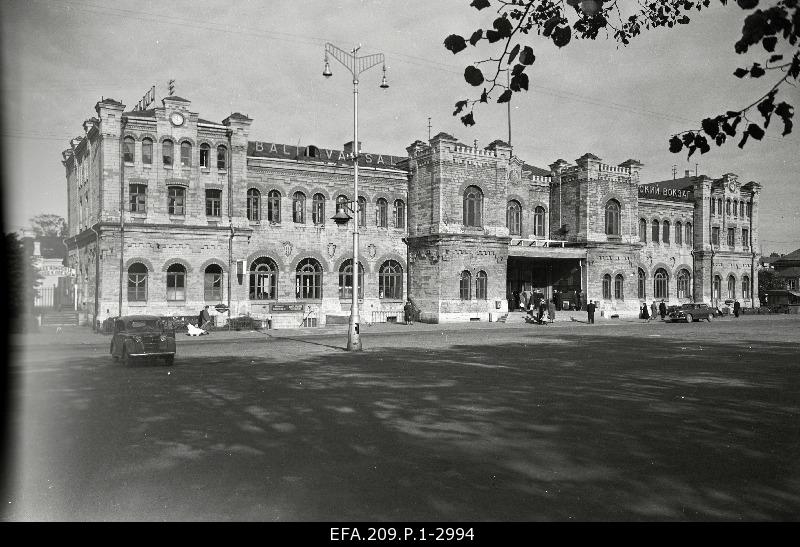 View of the building of the Baltic Station.