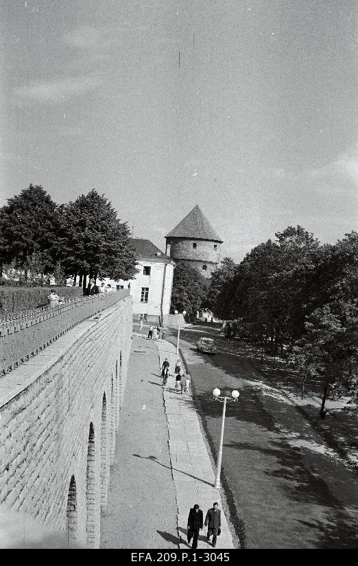 View of the Soviet street at Toompea.