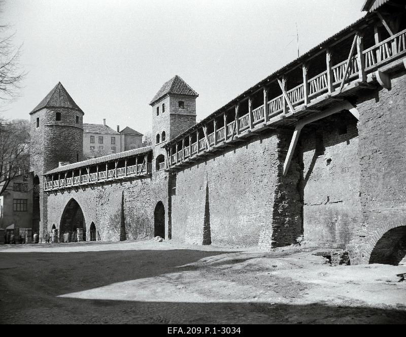View of the city wall on Youth Street.