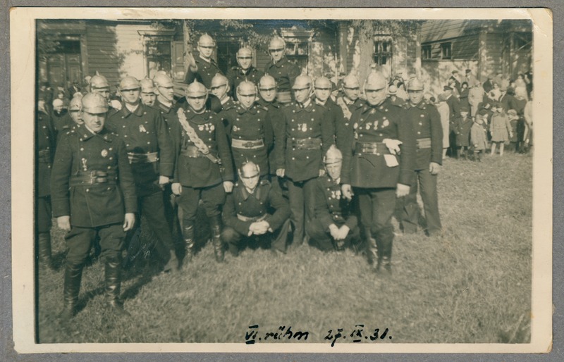 Pärnu VTS VI rühm väliõppustel, 1931.a.