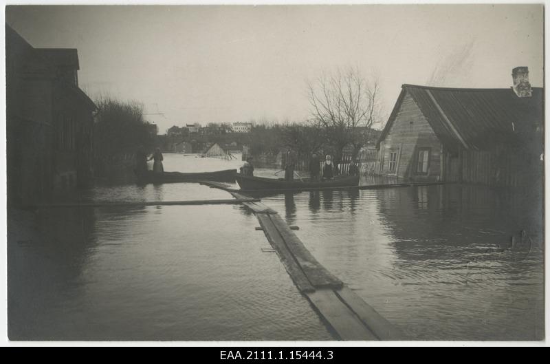 View on Marja Street during the Great Water