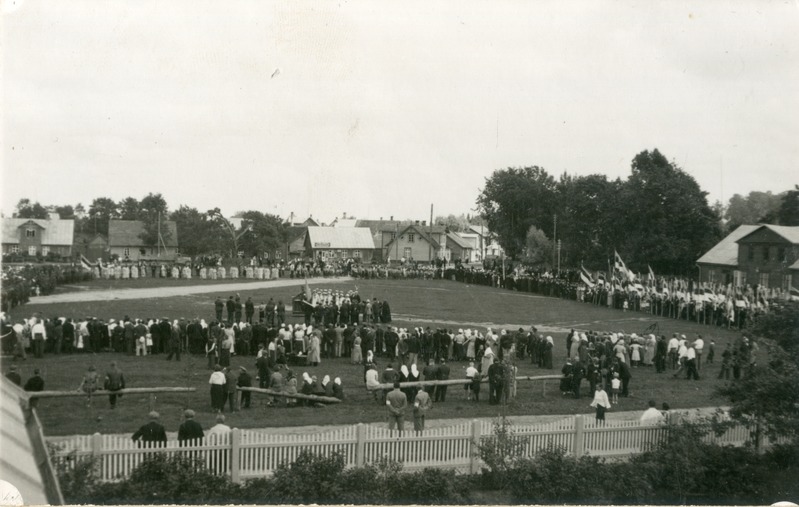 Foto. Rahvakoosolek 08. august 1932. Kilingi-Nõmme