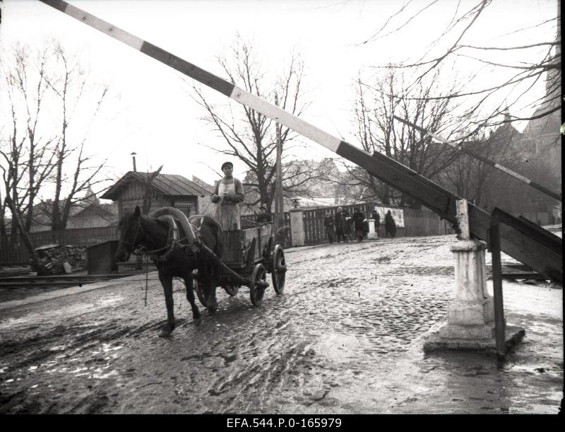 Train crossing point.