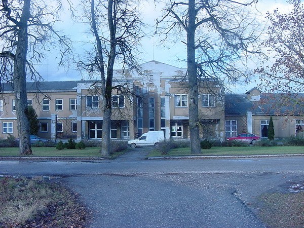 Rapla county of Raikküla new centre building Märjamaa municipality