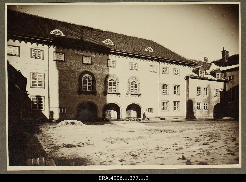 City view of Tallinn - Toompea Castle Photographed from the courtyard.