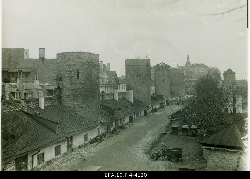 View of the Tallinn City Wall.