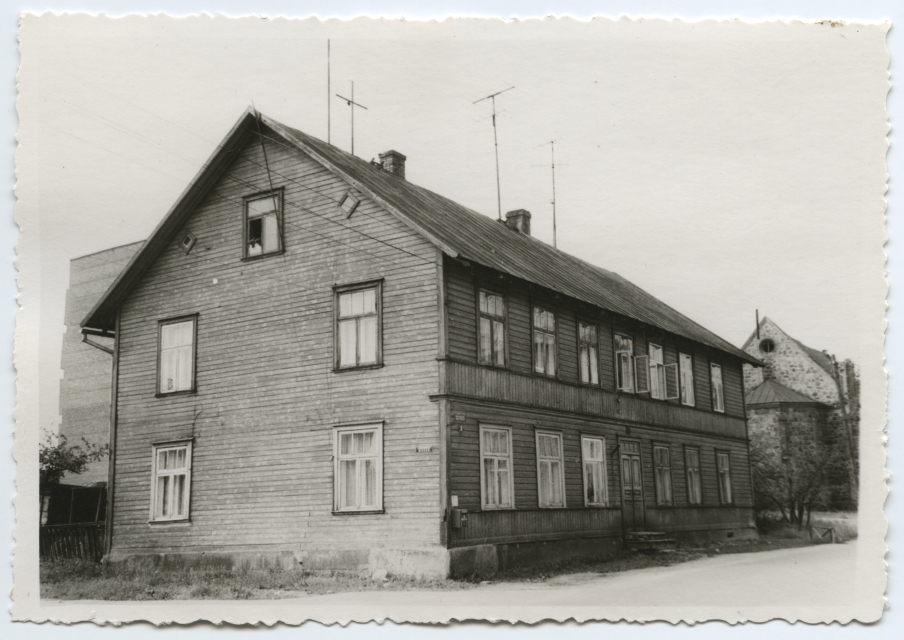 Valga. Prof. Harald Peebu's birthplace