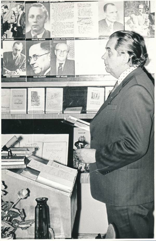 TRÜ filoloogiateaduskond, kirjandusprofessor Harald Peep. 1979
