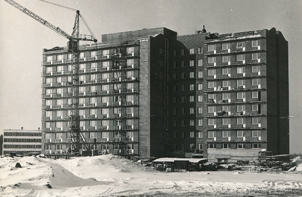 TRÜ ühiselamu (Nooruse t) ehitamine. 1979