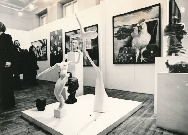Tartu Kunstnike Maja. Noorkunstnike näitus. 24.12.1980.a.