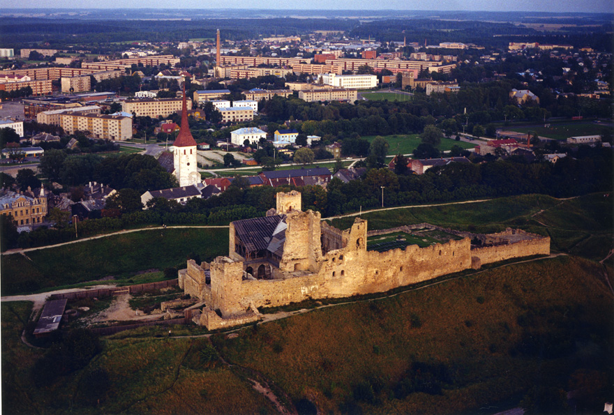 Rakvere lossivaremed, aerofoto