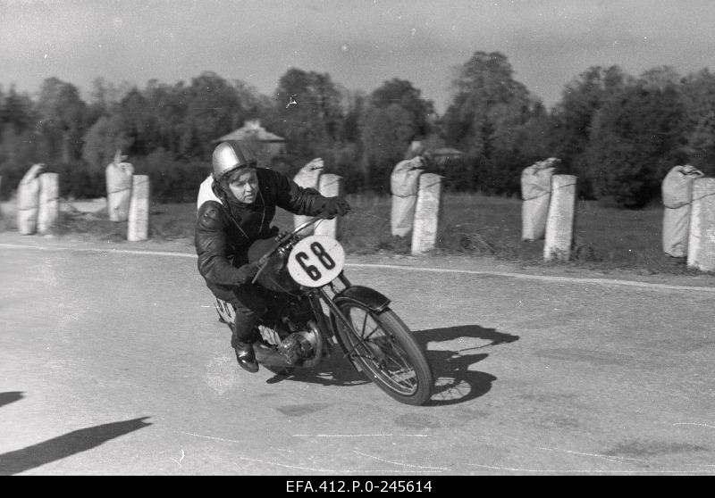 ENSV 1953 Ring Race Premiere, 125cm3, Monika Reichenbach, Club Kalev