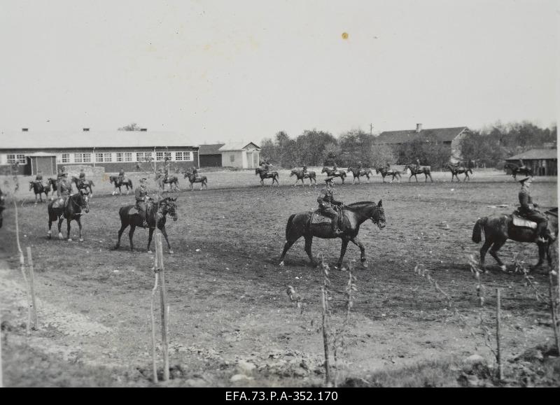 Military Training Accommodations Military School Football officers class flags in the riding class.