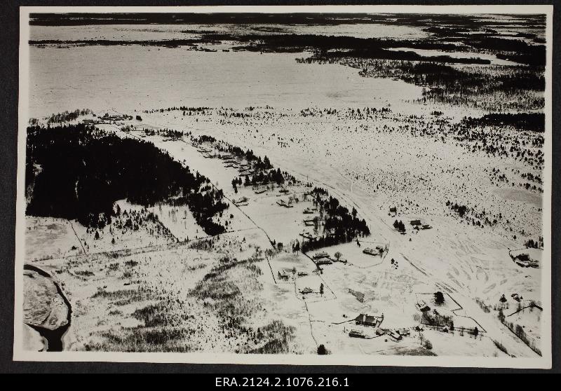 Sämisilla village on 5 January 1932. Aerofoto, Captain Tuvikese collection.