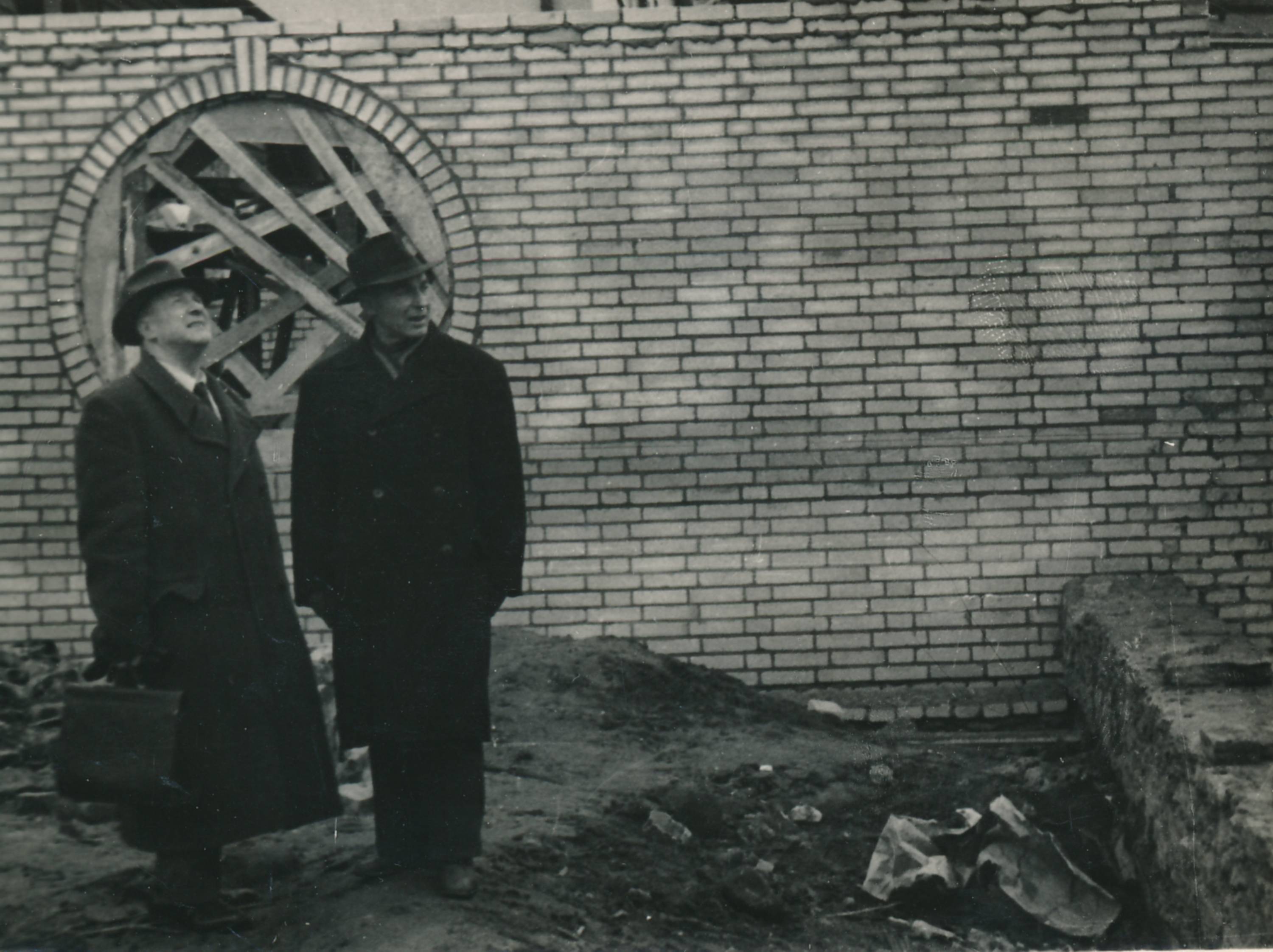 Kino Ekraan. Ehitustööd. Tartu, 1960.a.