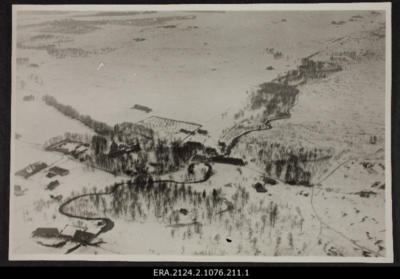 Neeruti Manor on March 31, 1932. Aerofoto, Captain Tuvikese collection