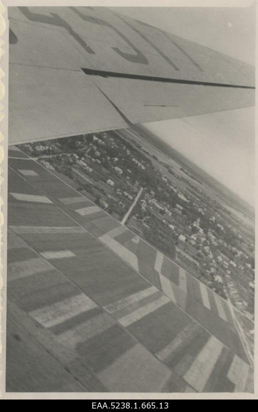 View of Põltsamaa, aerofoto