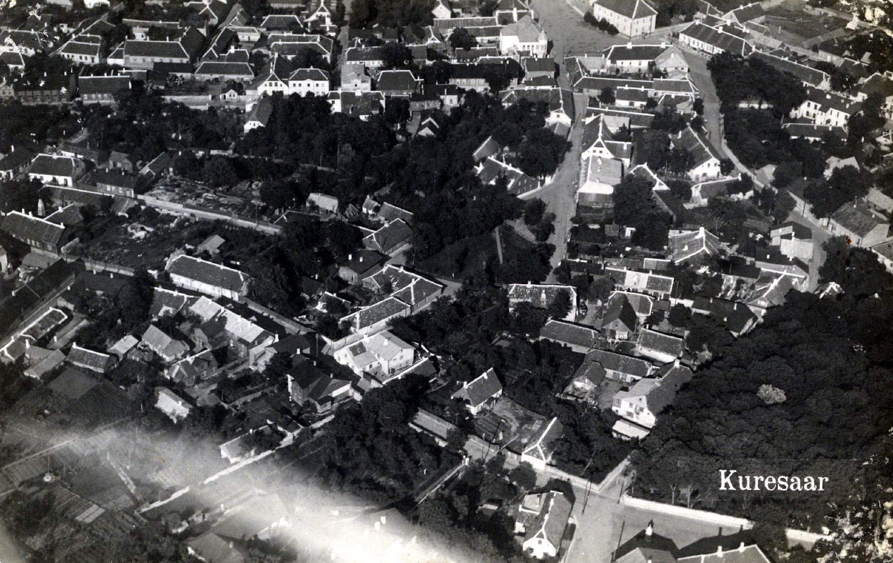 Aerofoto, Kuressaare vaade