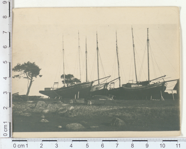 Alused Vainupea rannal, Haljala khk., 1920