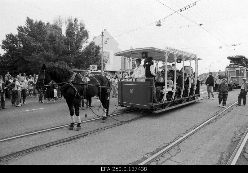 Konka Kadriorus during the 100th anniversary of the Tallinn Tram.
