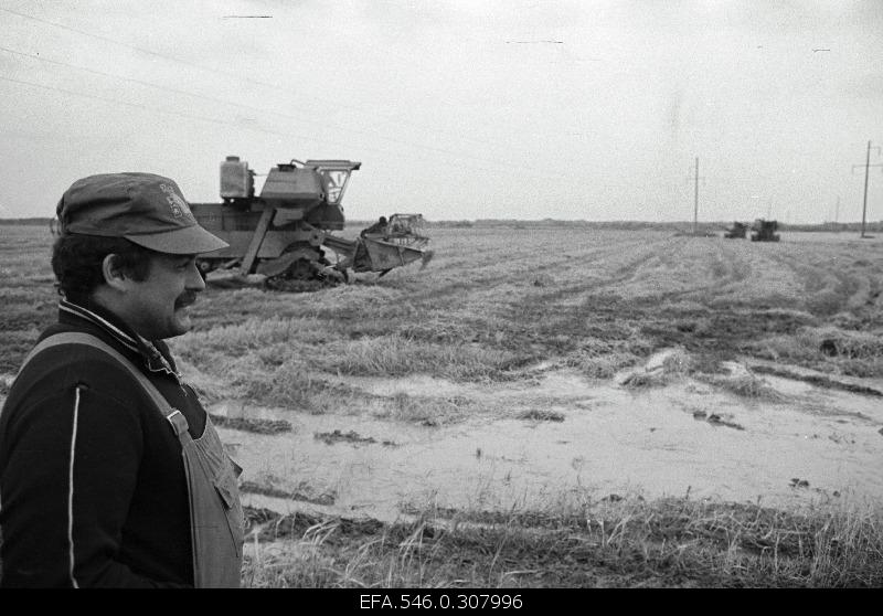 Toomas Laos, Head of the Lihula sovhoosi Kirbla Department.