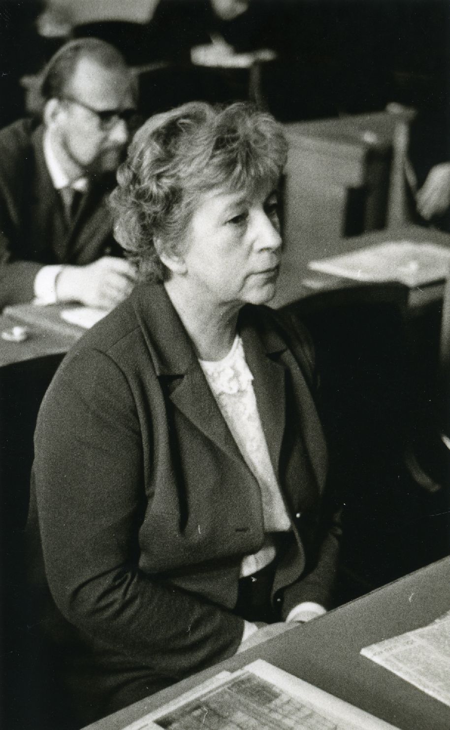 Kersti Merila at the VI Congress of Estonian Estonian Russian writers in Tallinn, May 5-7, 1971