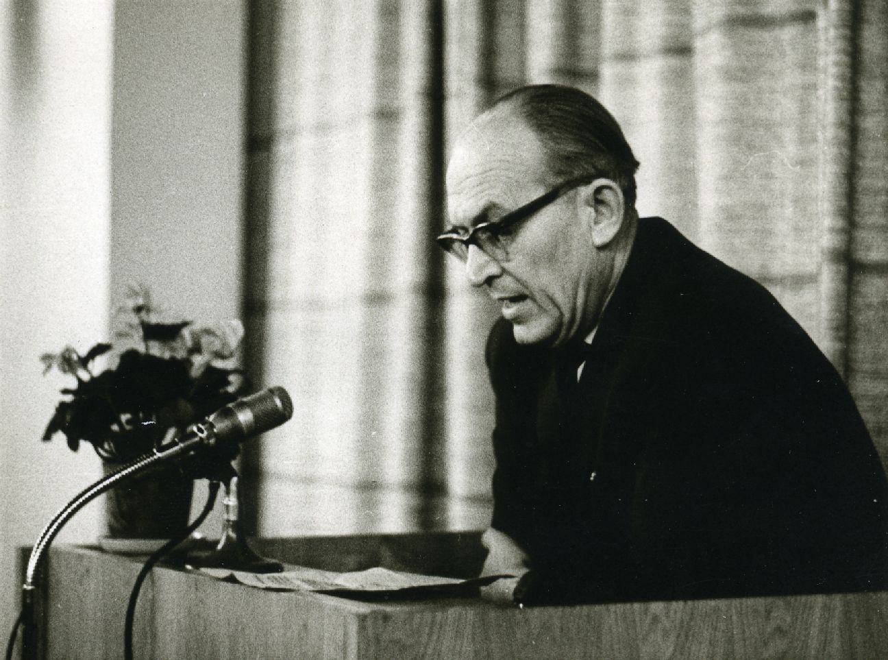 August Sang Literature evening at the House of Writers in Tallinn 17.02.1966.