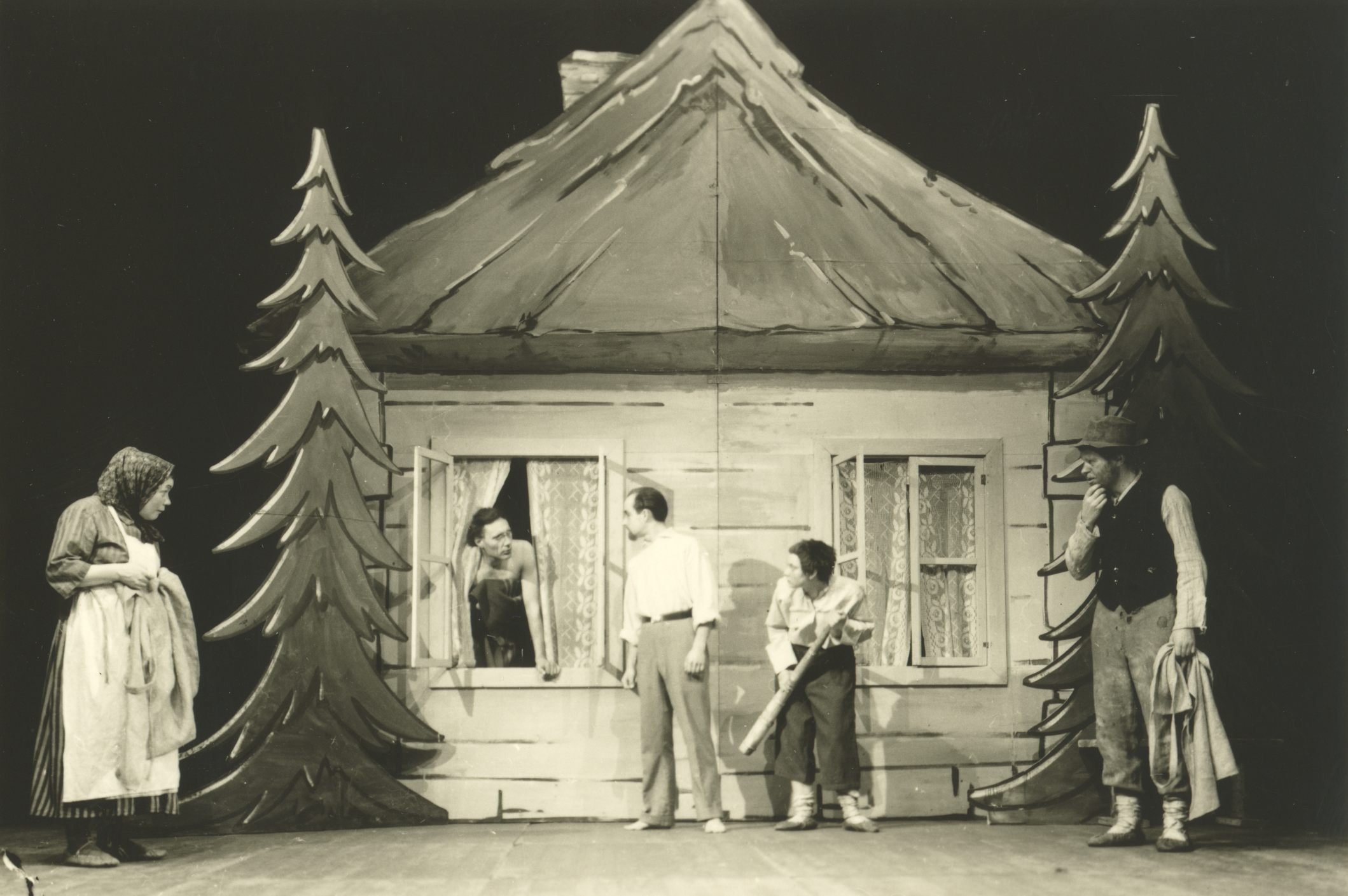 A. Kitzberg's "The Fucked Farm" in Small Theatre 1943/44