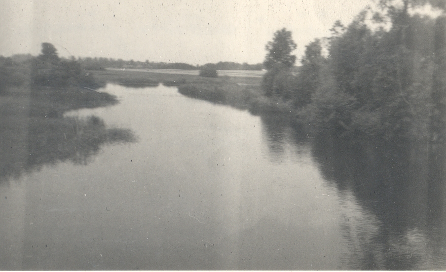 Ao River. FR. Behind the birthplace of R. Faehlmann. 1949