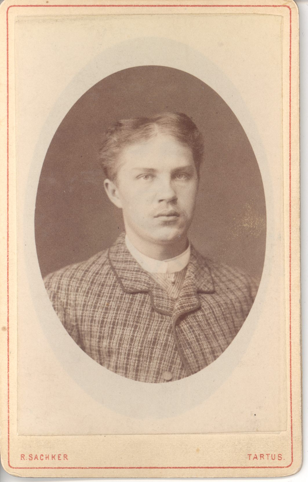 Vilde, Eduard, writer, at the beginning of the 1880s