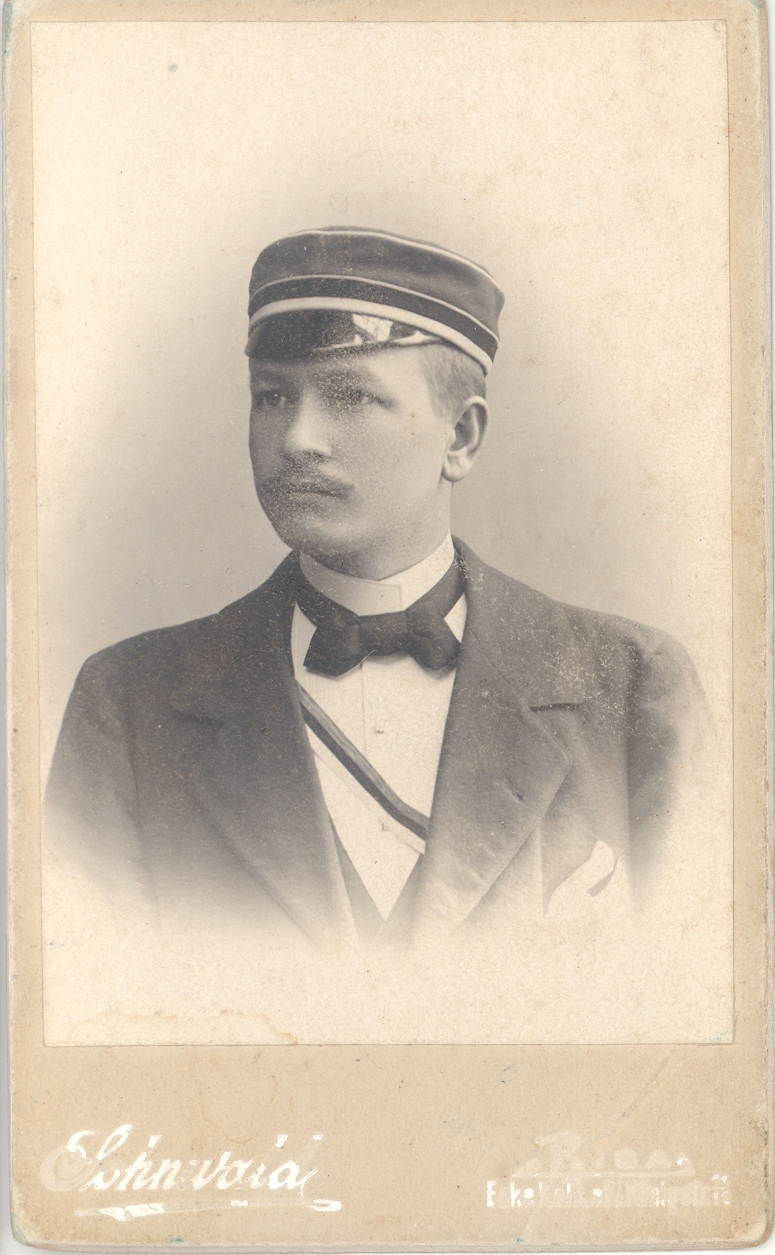 Poet Ernst Enno as a student