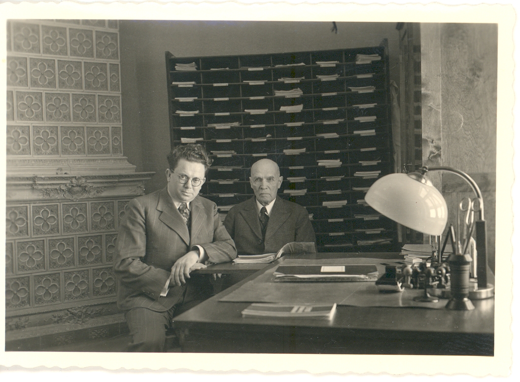 Hungarian Institute in Tartu June 1940. Dr. J. Fazekas and K. e. Food