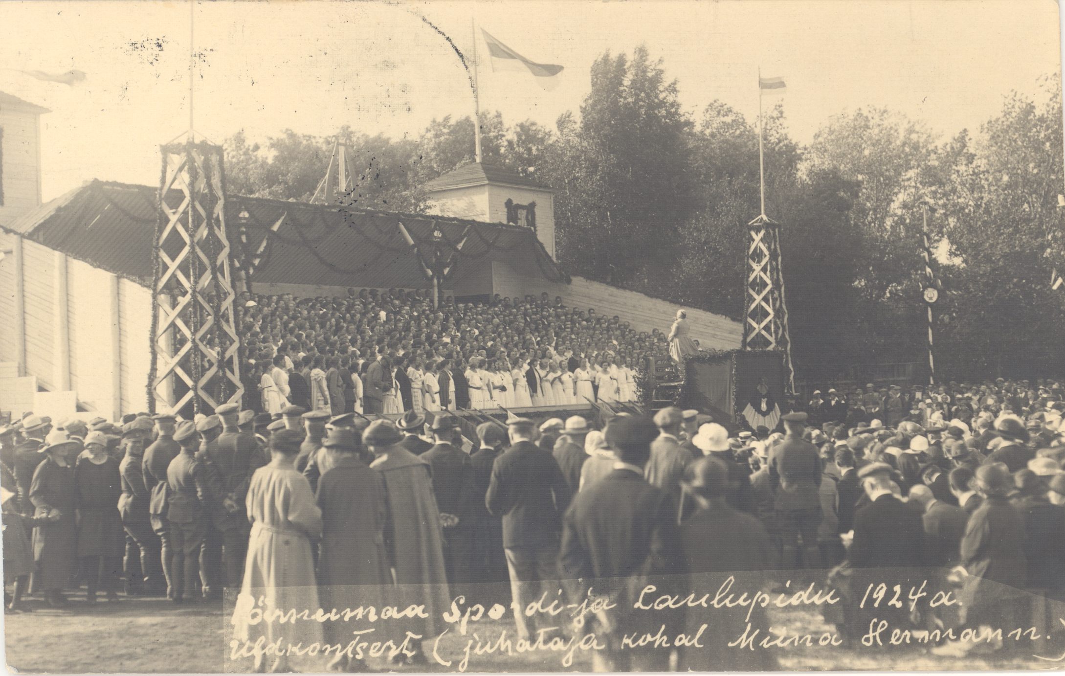 Pärnumaa Sports and Song Festival in 1924. General concert. Yes. M. Harm