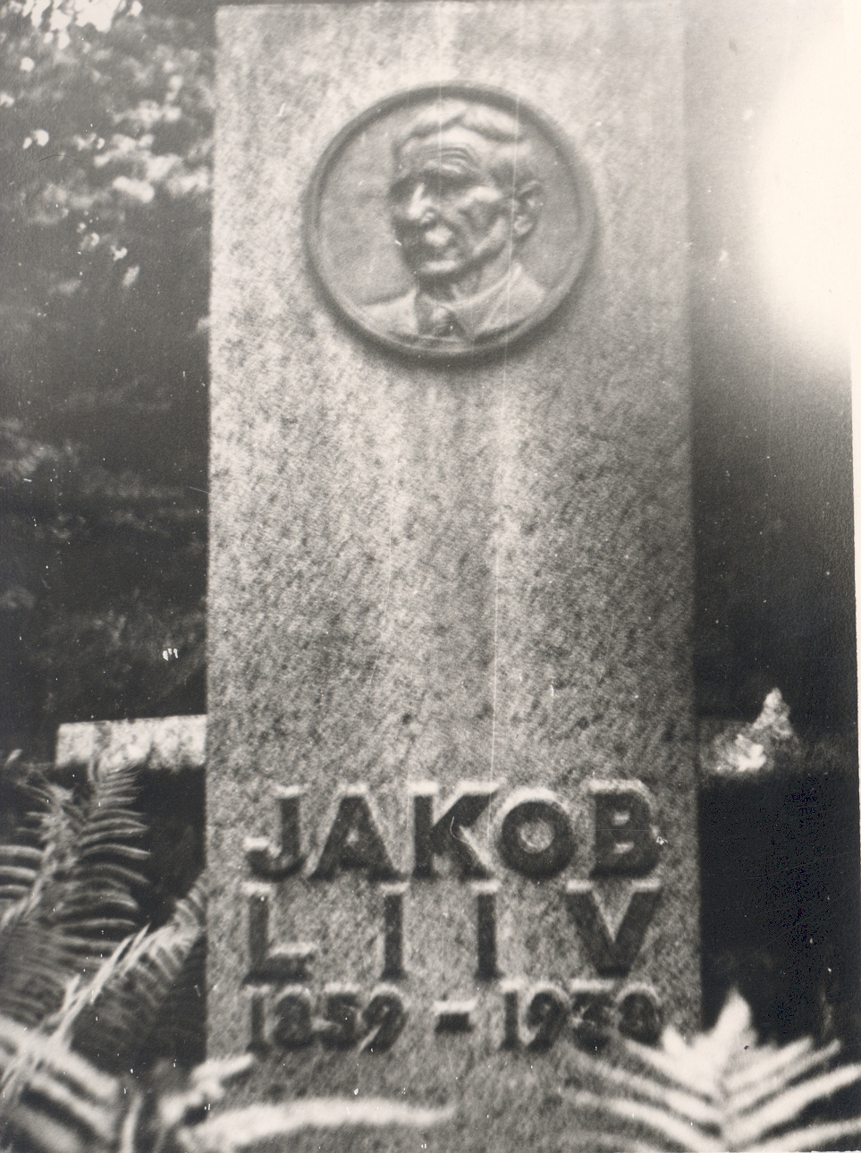 Jakob Liiv's memoir in Rakvere. 8 September 1961.