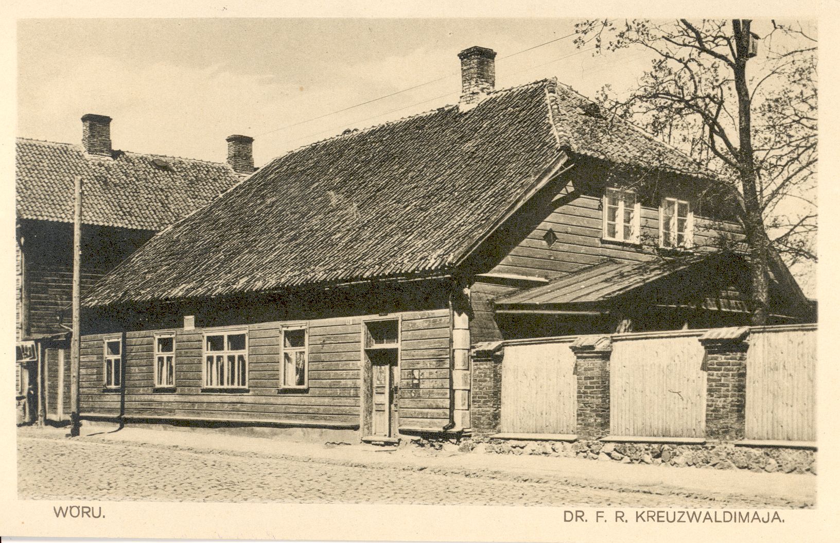 FR. R. Kreutzwald's house in Võru