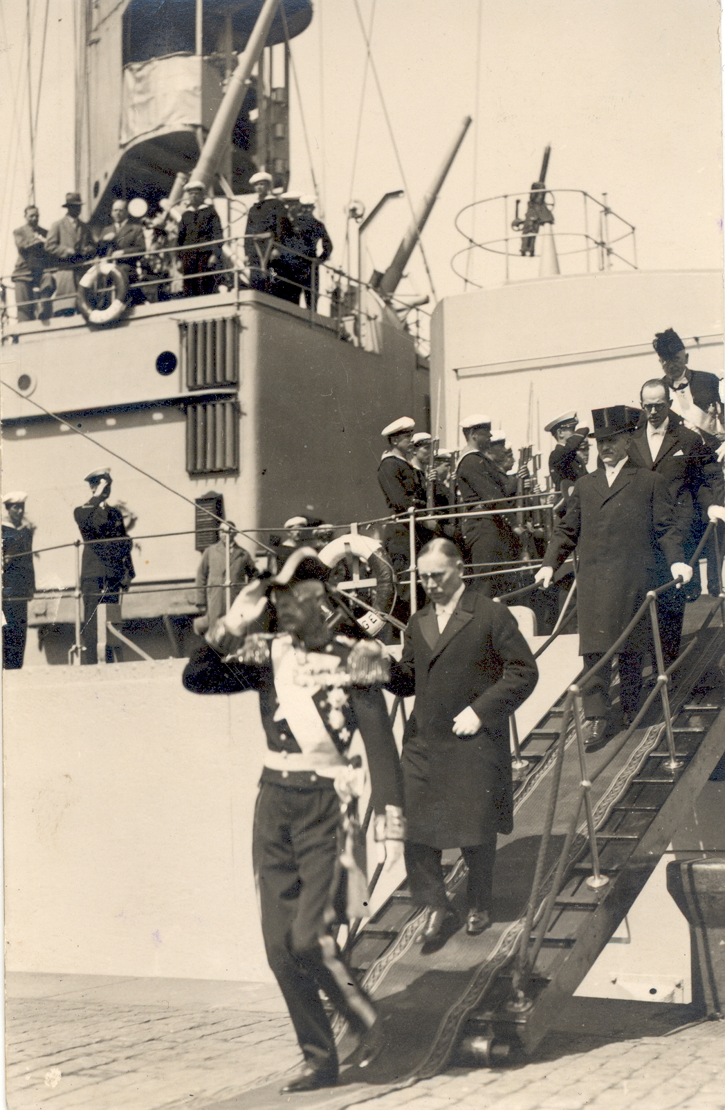 King of Sweden Gustav V in Tallinn, 29.VI 1929