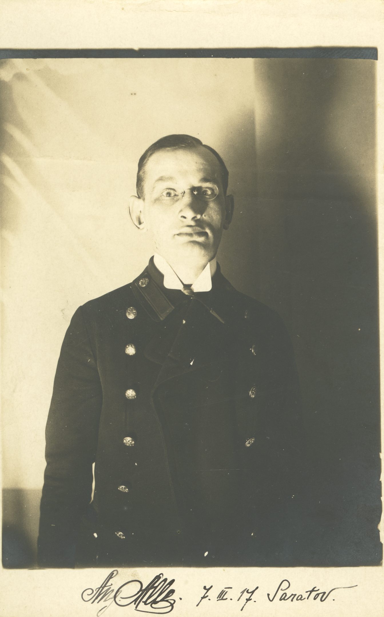 August Alle 7.03.1917 in Saraatov